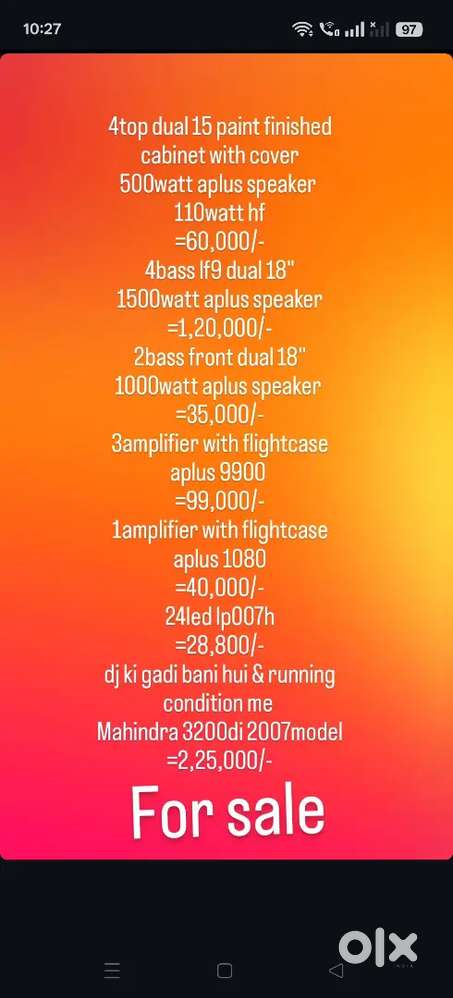 Dj setup for sale