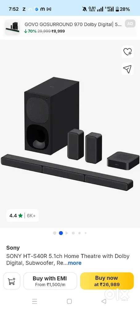 Sony s40r home theatre