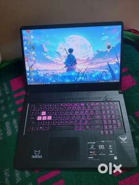 Asus Tuf Fx705GM Gaming series laptop with mini RGB keyboard and mouse