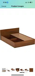 Bed with storage