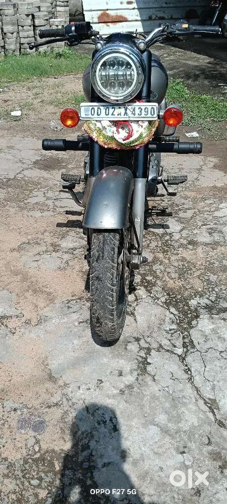 The bike insurance off and the silencer damage