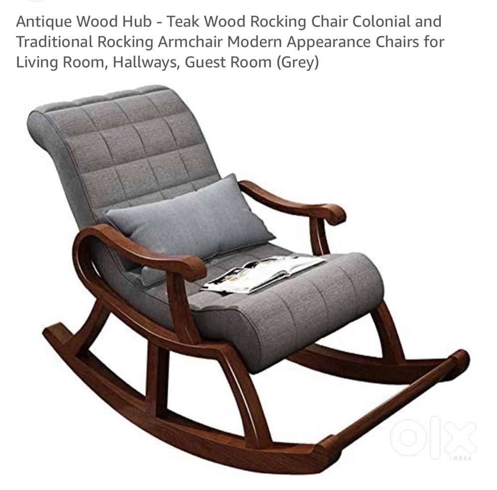 Teakwood rocking chair