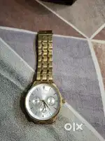 TITAN QUARTZ GOLD WACH 50MWR VERY good Condition  not any folt.