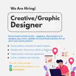 We're Hiring! Creative Graphic Designer Wanted - Apply Now!