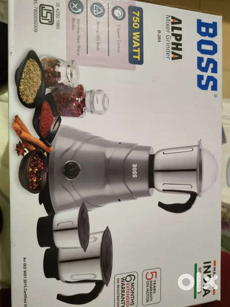 न्यू मिक्सर, use भी नहीं किया हे ।