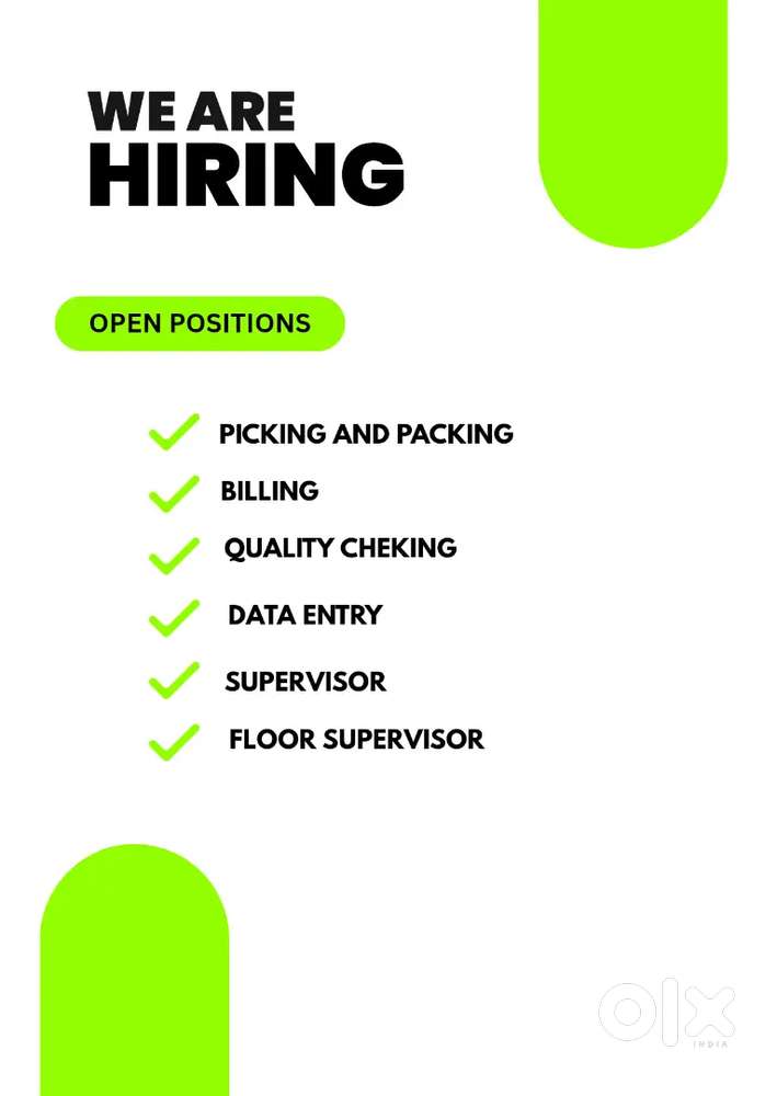WE ARE HIRING DATA ENTRY EXECUTIVE FOR WAREHOUSE