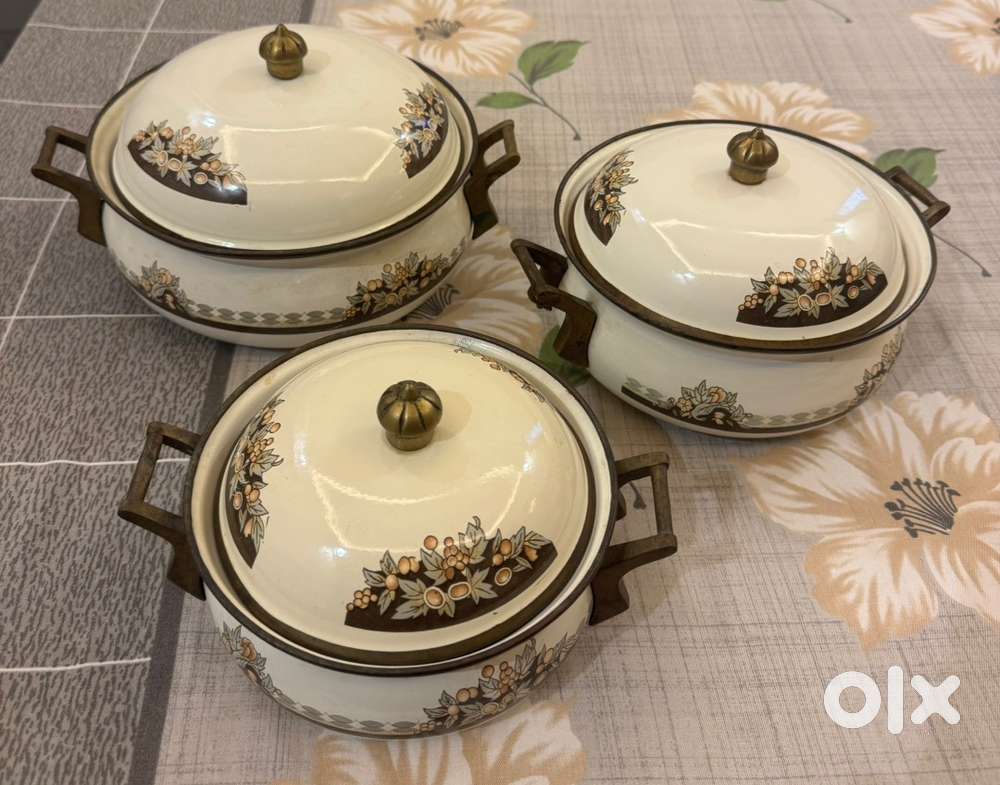 Melamine unbreakable 3 bowls set with lids