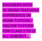 ONLINE / HOME TUTOR TUITION COACHING ALL SUBJECTS UPTO CLASS 10