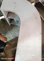 2 Shop counter (round + straight)