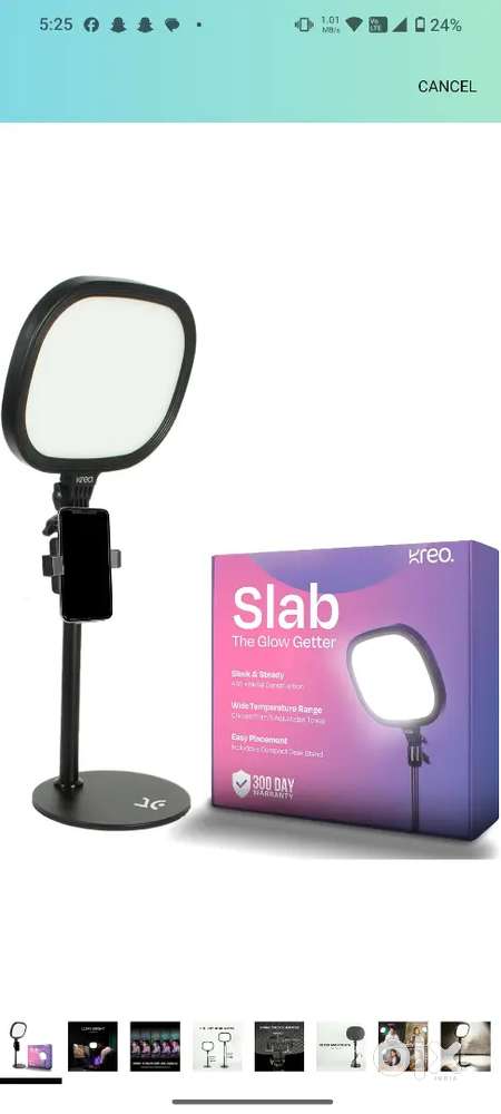 Kreo slab light tripod