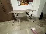 Foldable study table - ply & metal. Price Negotiable