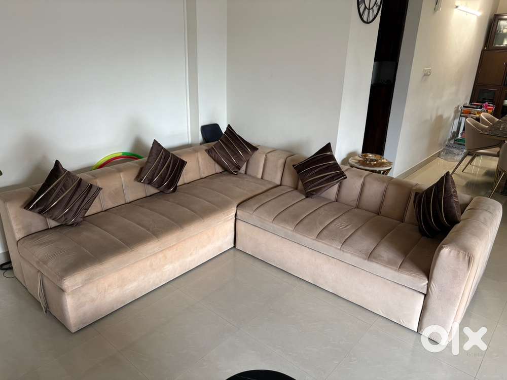 Luxurios and comfortable L shape sofa
