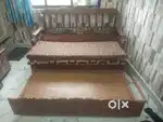 sofa cum bed sagun wood very good condition with storage