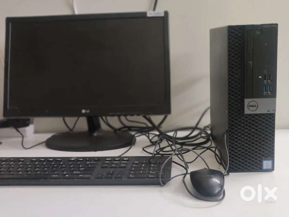 Dell optiplex i5-6th gen cpu ,256 gb SSD,8gb,19 led kb mouse rs17000