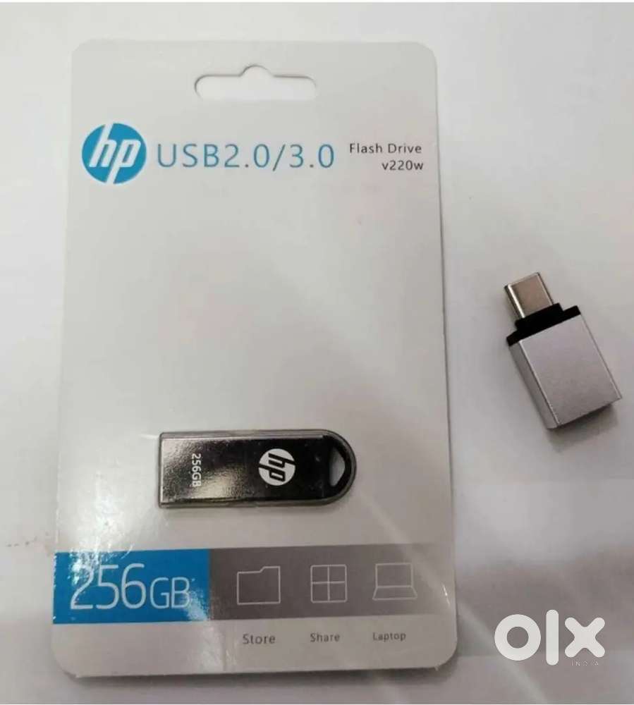HP Metal 256 GB Pen Drive (Silver) Seal Pack