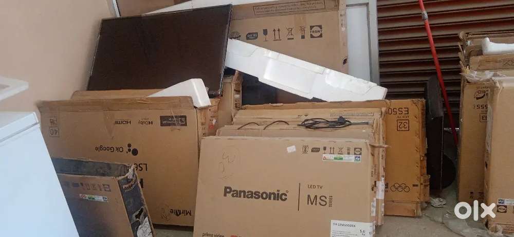 Panasonic LED box damaged; Not working TV available at all size