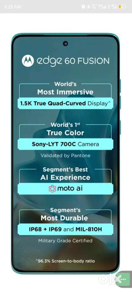 Moto edge 60 fusion