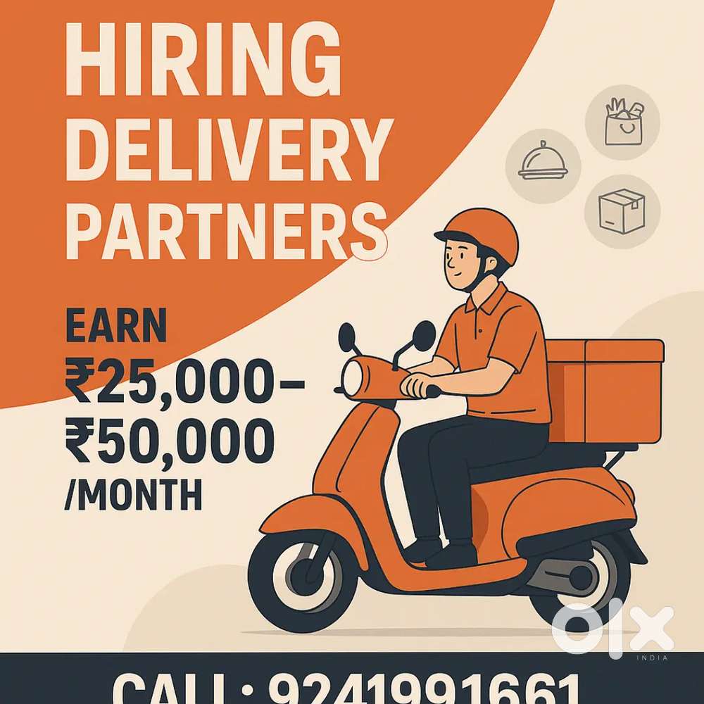 Hiring Delivery Partners – Start Earning from Day One!