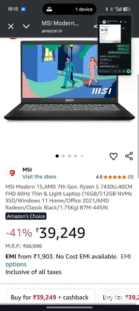 Msi modern 14 16 gb gam