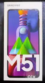 Samsung M51 6+128gb Charger Box