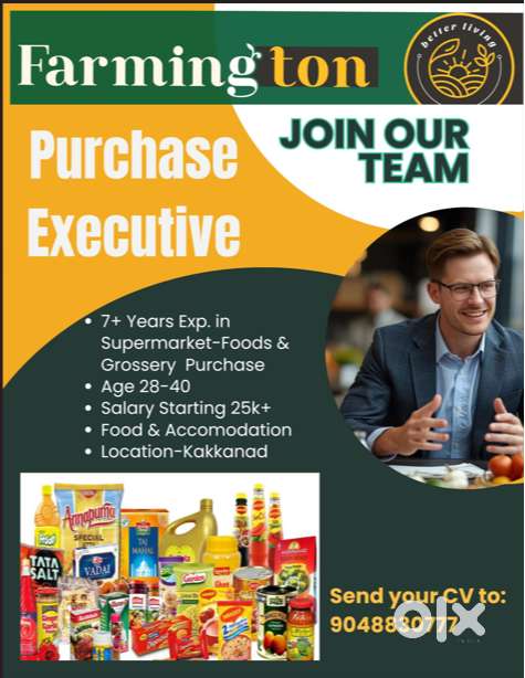 Purchase Executive-Supermarket Exp.