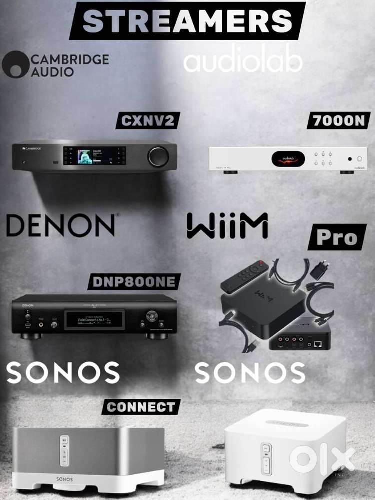 CAMBRIDGE, AUDIOLAB, DENON, WIIM PRO AND SONOS NETWORK STREAMERS AVAIL