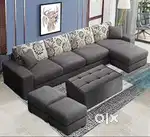 Sunday offer - New Sofa set 8490, L shape sofa 16490/- Emi available