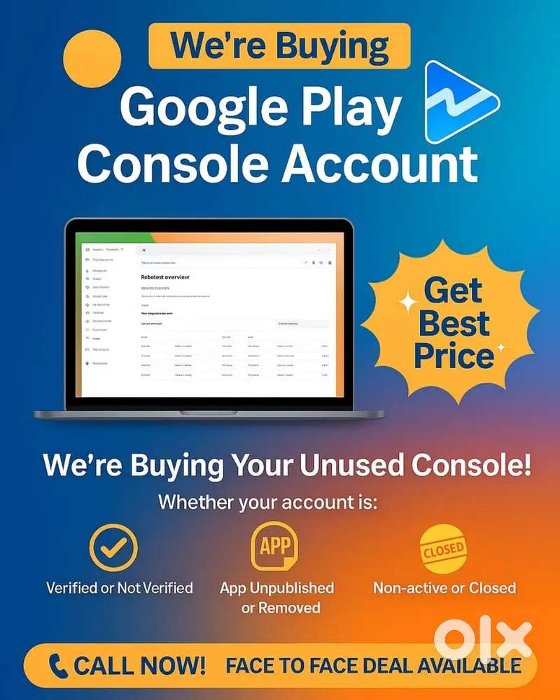 We will buy google play console