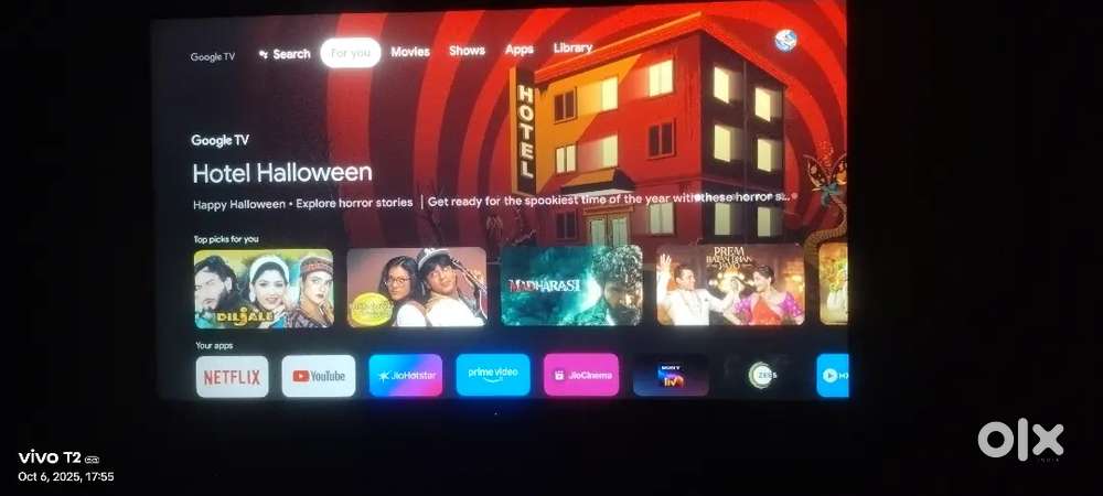 Panasonic google android tv 6 months old