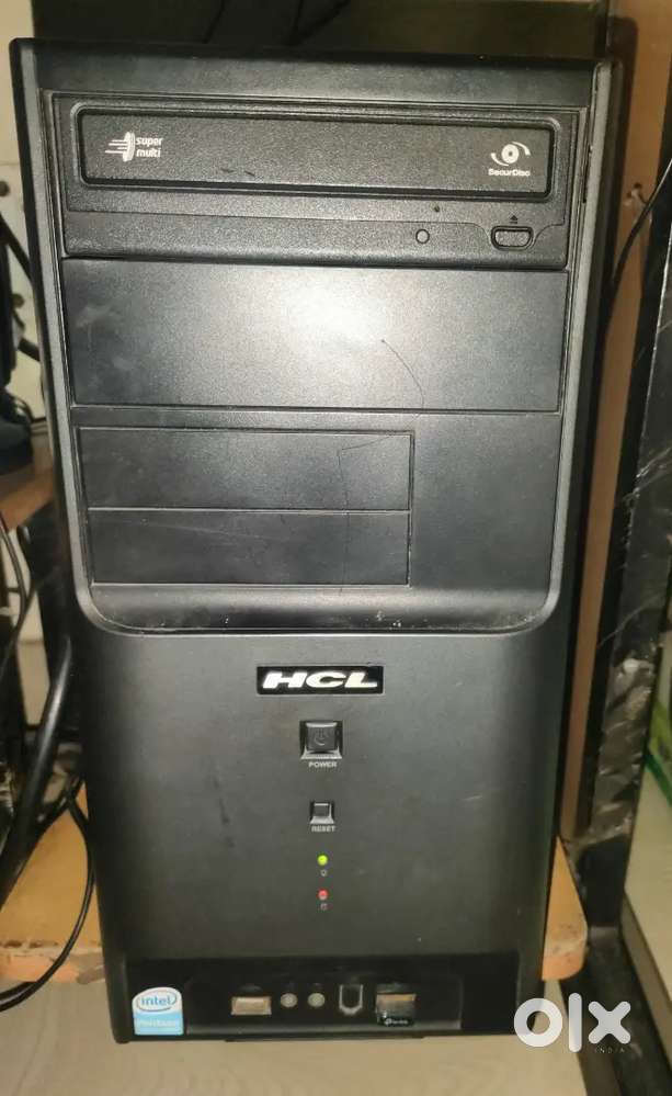 CPU with Intel dual core, 2 GB RAM with brand new keyboard and speaker