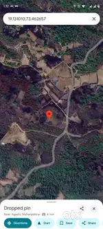 Road touch land future Posari Dam Karjat Project Land for sale