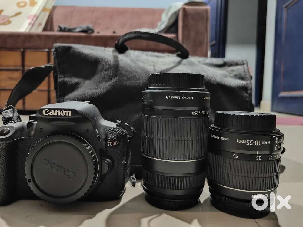 Canon 700D with 2 lenses, great condition, ready to shoot—grab it now!