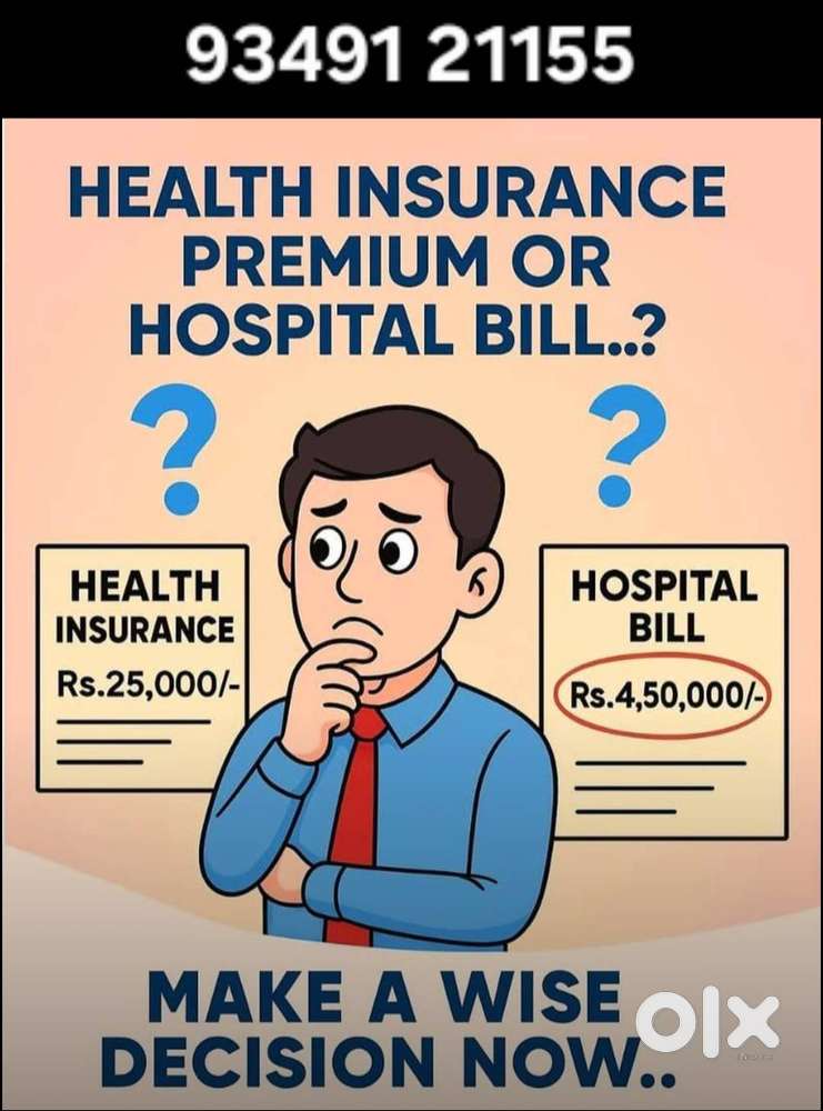 You can contact us for purchasing any kind of Health Insurance policy