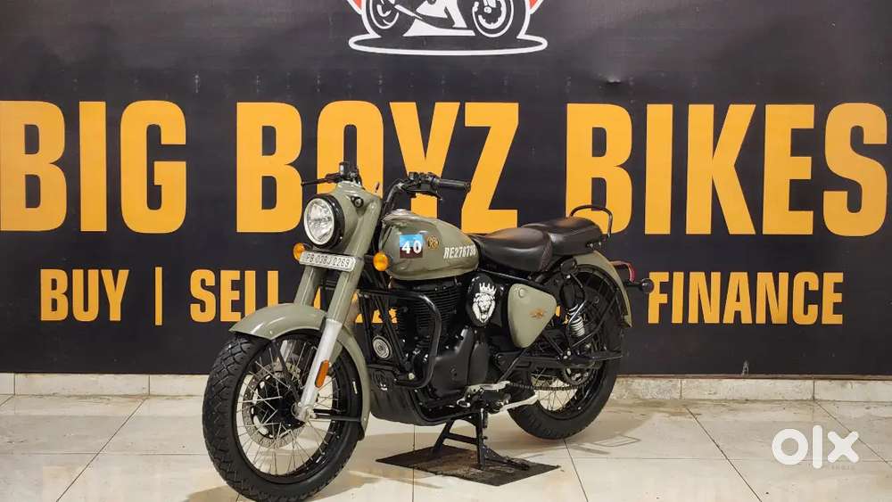 ROYAL ENFIELD CLASSIC 350 MARSH GREY 2022 PUNJAB NUMBER