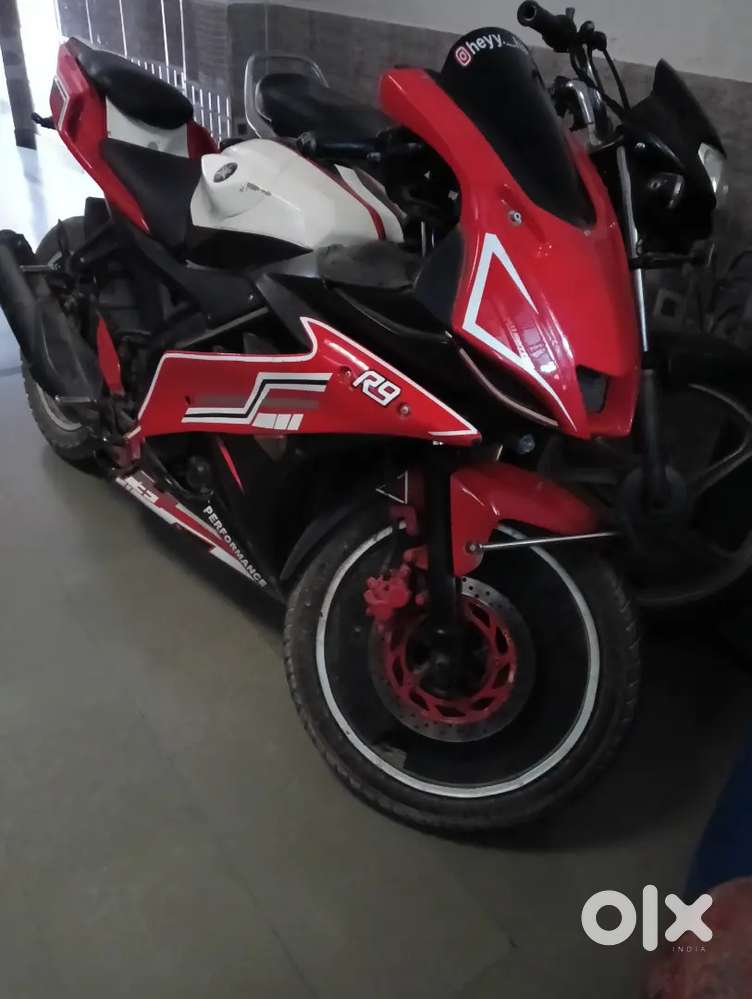 Fully modified bike coverted into R9 all india 1 piece