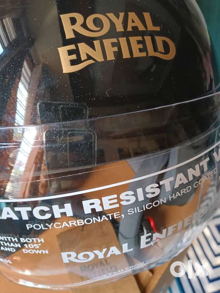 Royal enfield helmet for sale gloss black