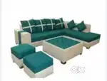 Sofa super sale buy new sofa 8450, L size sofa 13990/-EMI on Bajaj