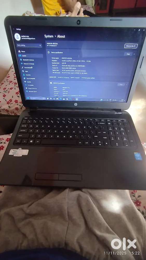 HP LAPTOP intelcore i3 4th gen
