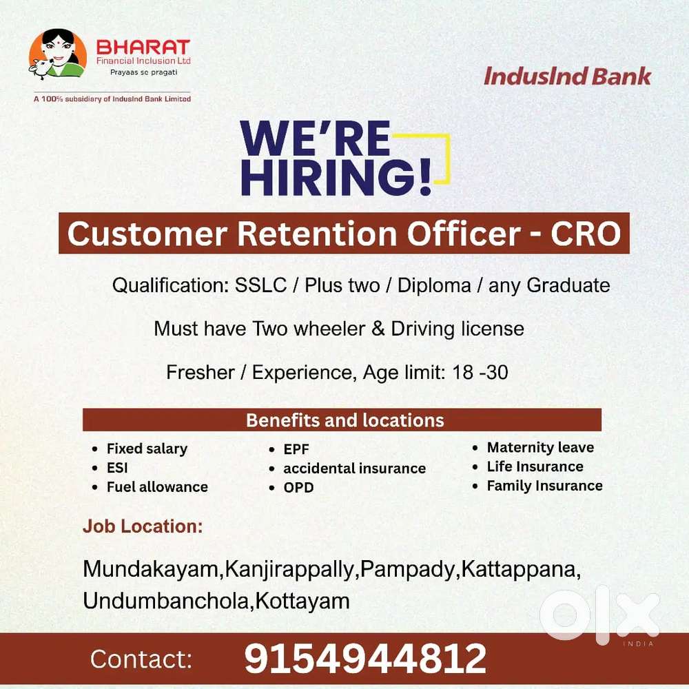 Collection executive , age limit:30