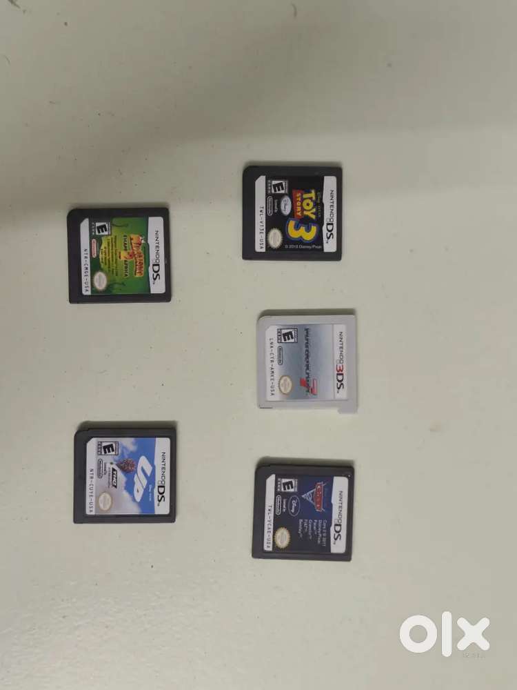 Nintendo 3ds and ds gaming chips 5 games