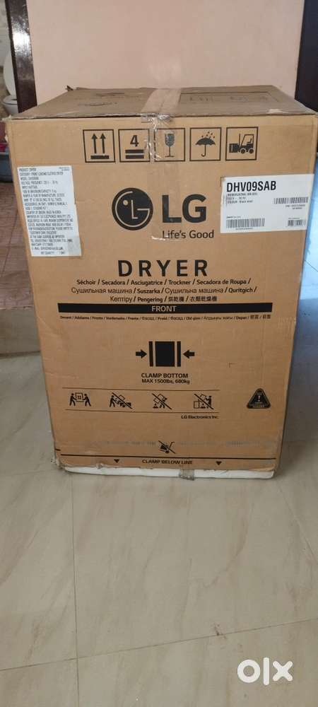 LG brand New 9kg Cloth Dryer