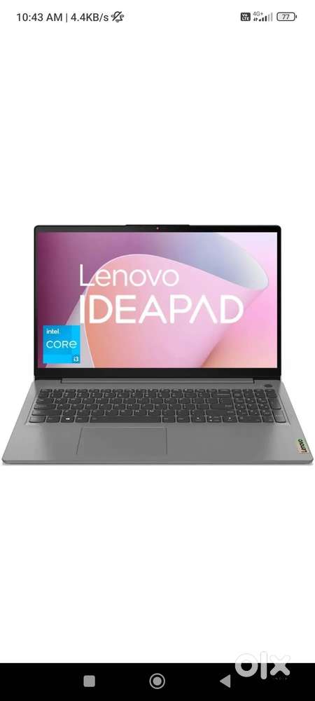 Lenovo laptop IdeaPad i3 15.6 inch 11 gen