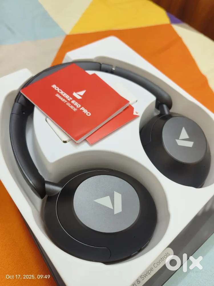 Newly bought 3 days ago   2025 Boat Rokerz 650 Pro - Headphones