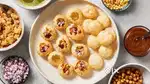 Panipuri and  sandwich
