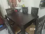 Dining Table, with Six Chairs
