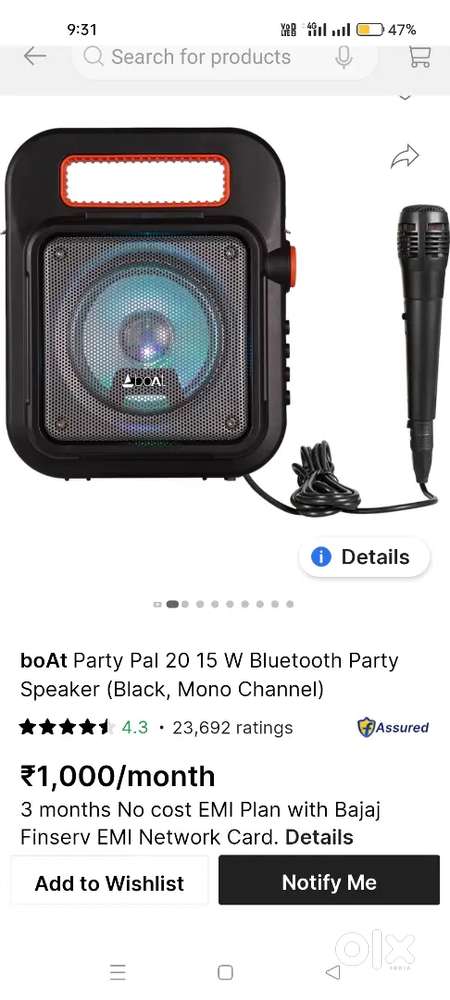 Boat PartPal 20 Bluetooth Speaker