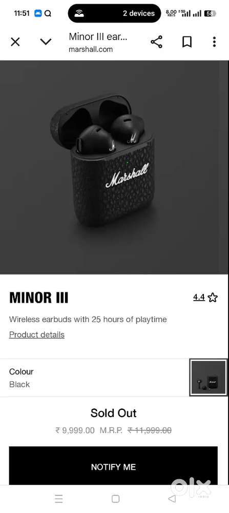 Marshall earbuds
