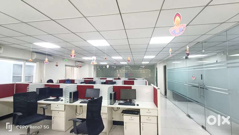 30 Workstations 5 Cabins 1 Conference plug and play office for Rent