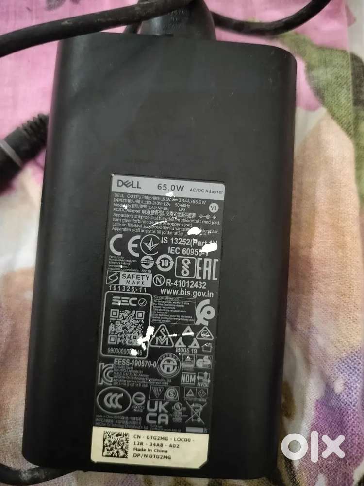 Original Dell 65W 19.5V 3.34A Latitude Laptop Charger