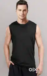 Sleeveless Gym Regular Fit Vest for Boys